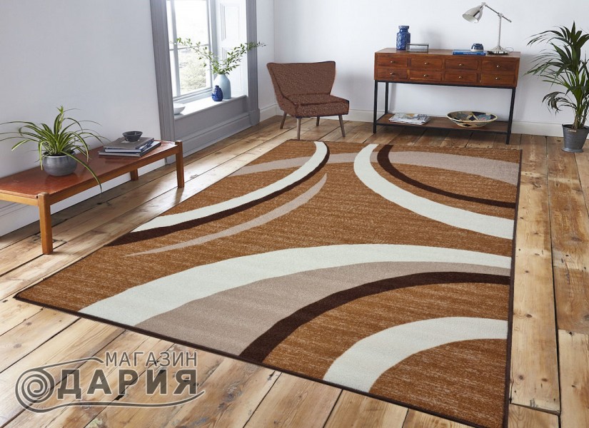 Мокетен килим ERIKA 8028 camel